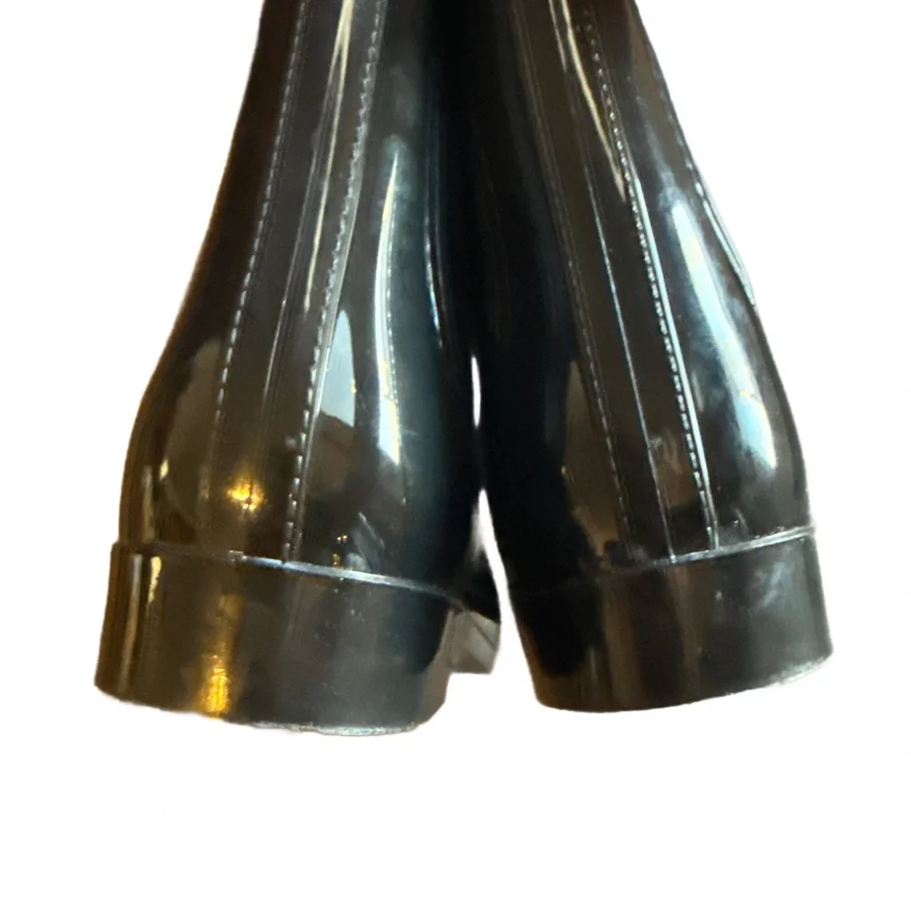 Henry Ferrera Shiny Black Rain Footwear Womens size 10